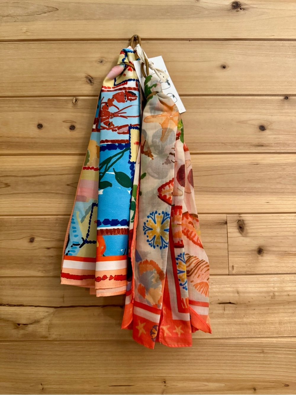 NWT Anthropologie Colorful Patterned Scarf Bag Tie Bohemian Bold Summer